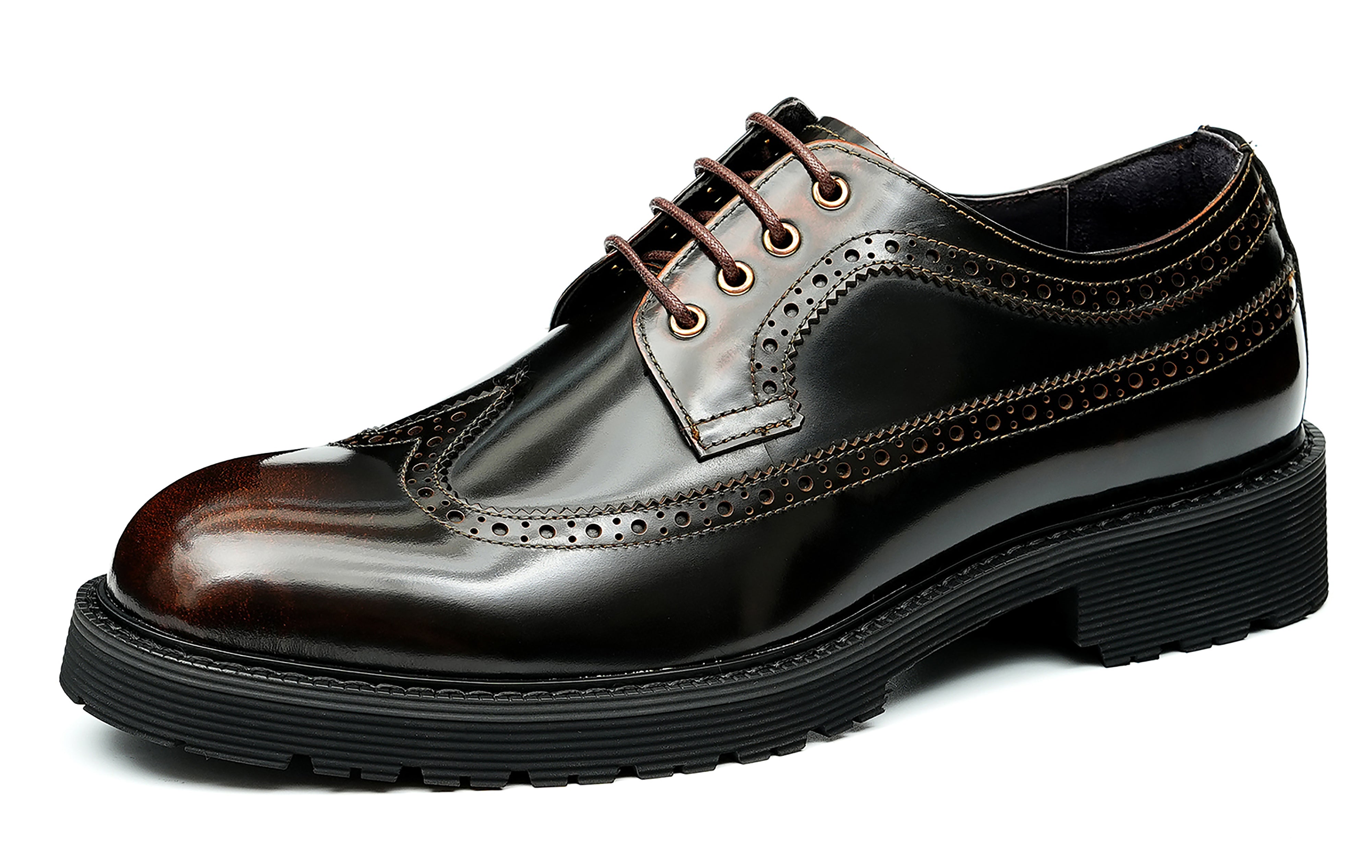 Men's Classic Dress Wingtip Brogues Derby