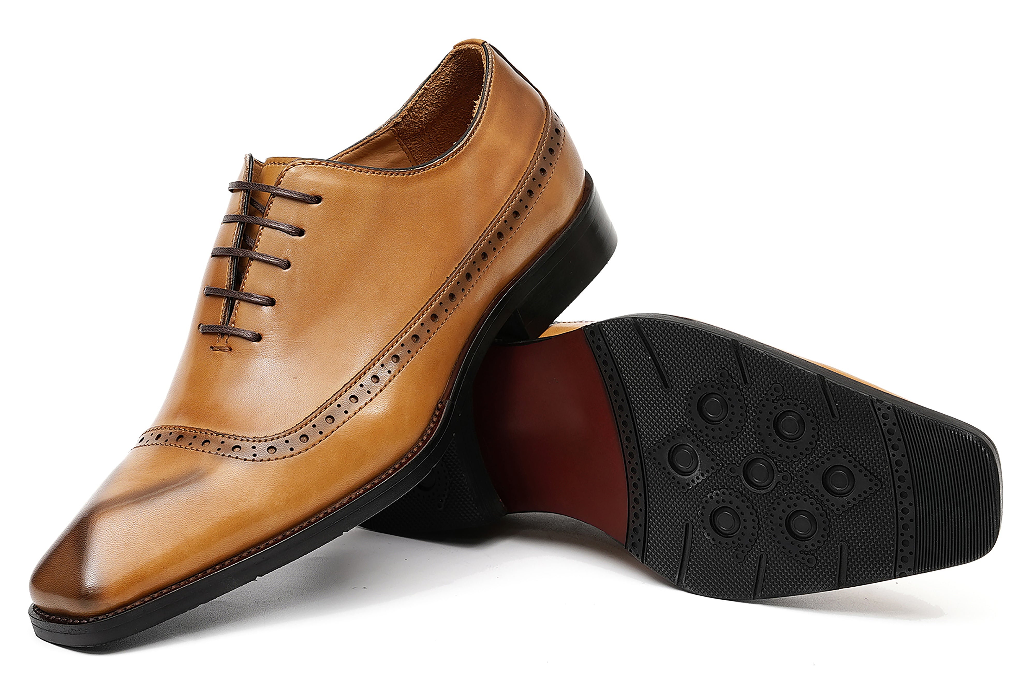 Men's Plain Toe Dress Brogues Oxfords