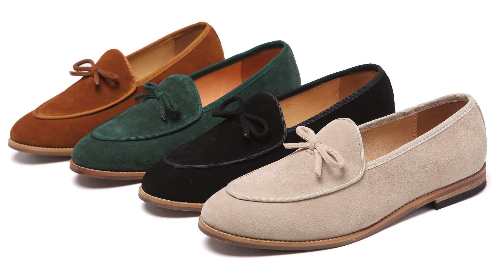 Mocasines informales con lazo para hombre 