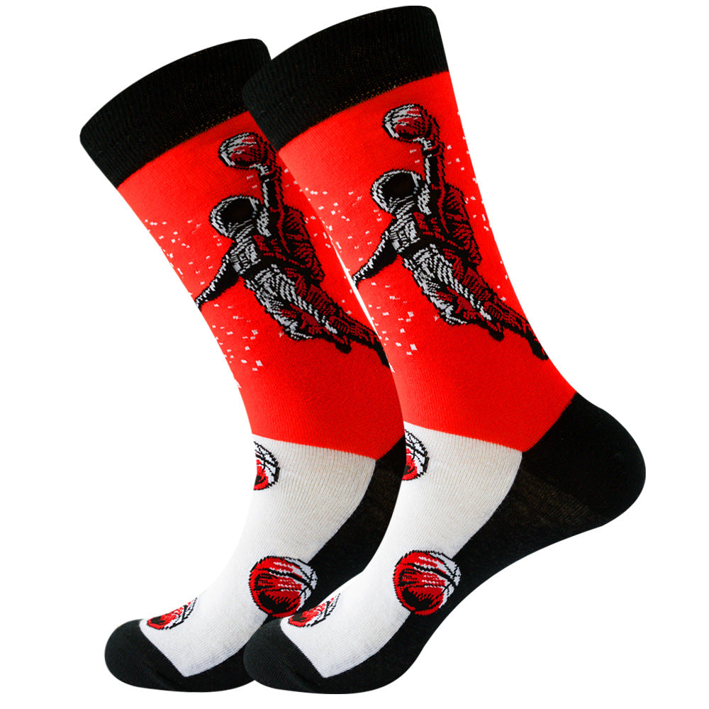 Astronaut Cotton Socks 1 Pair Set