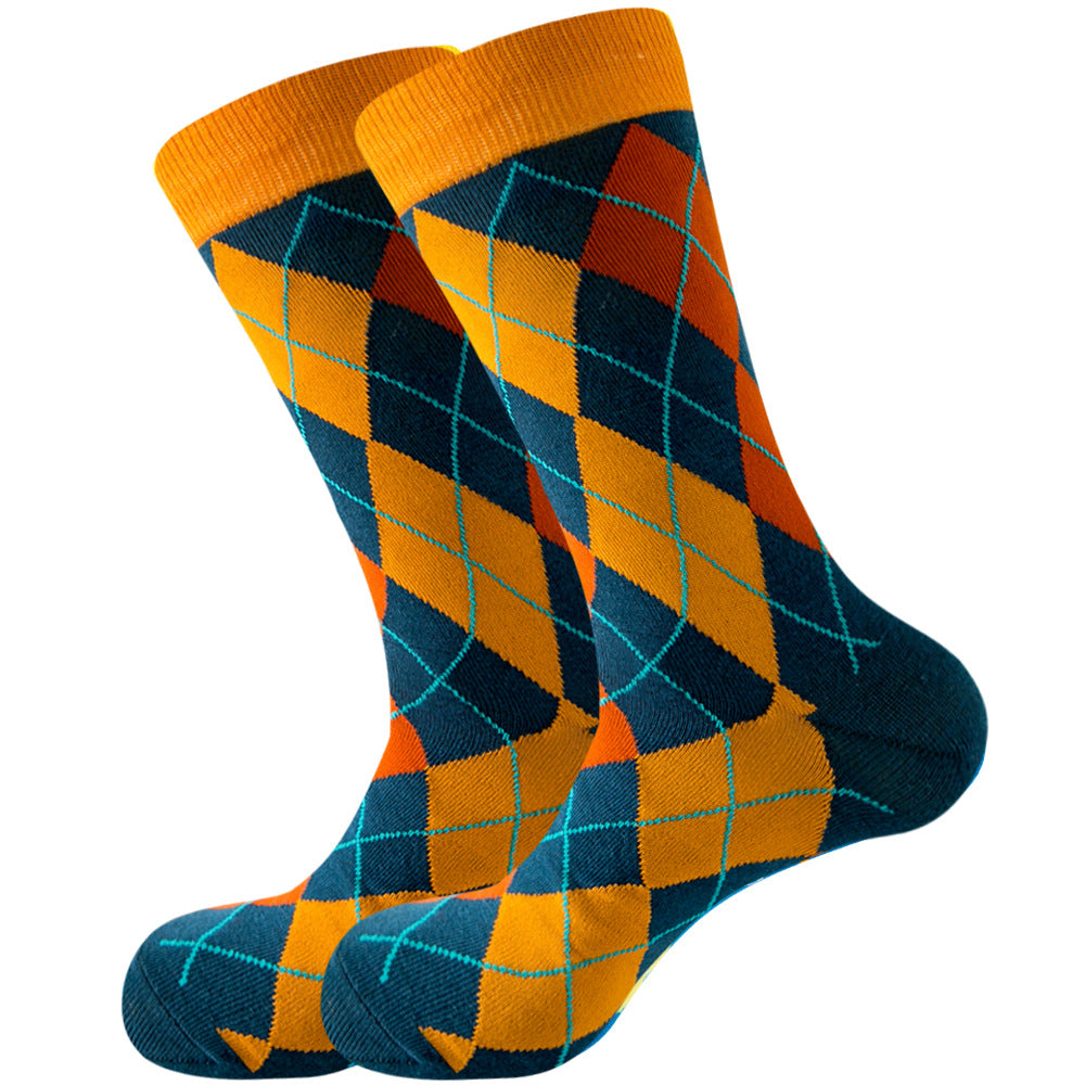 Juego de 1 par de calcetines de algodón de colores