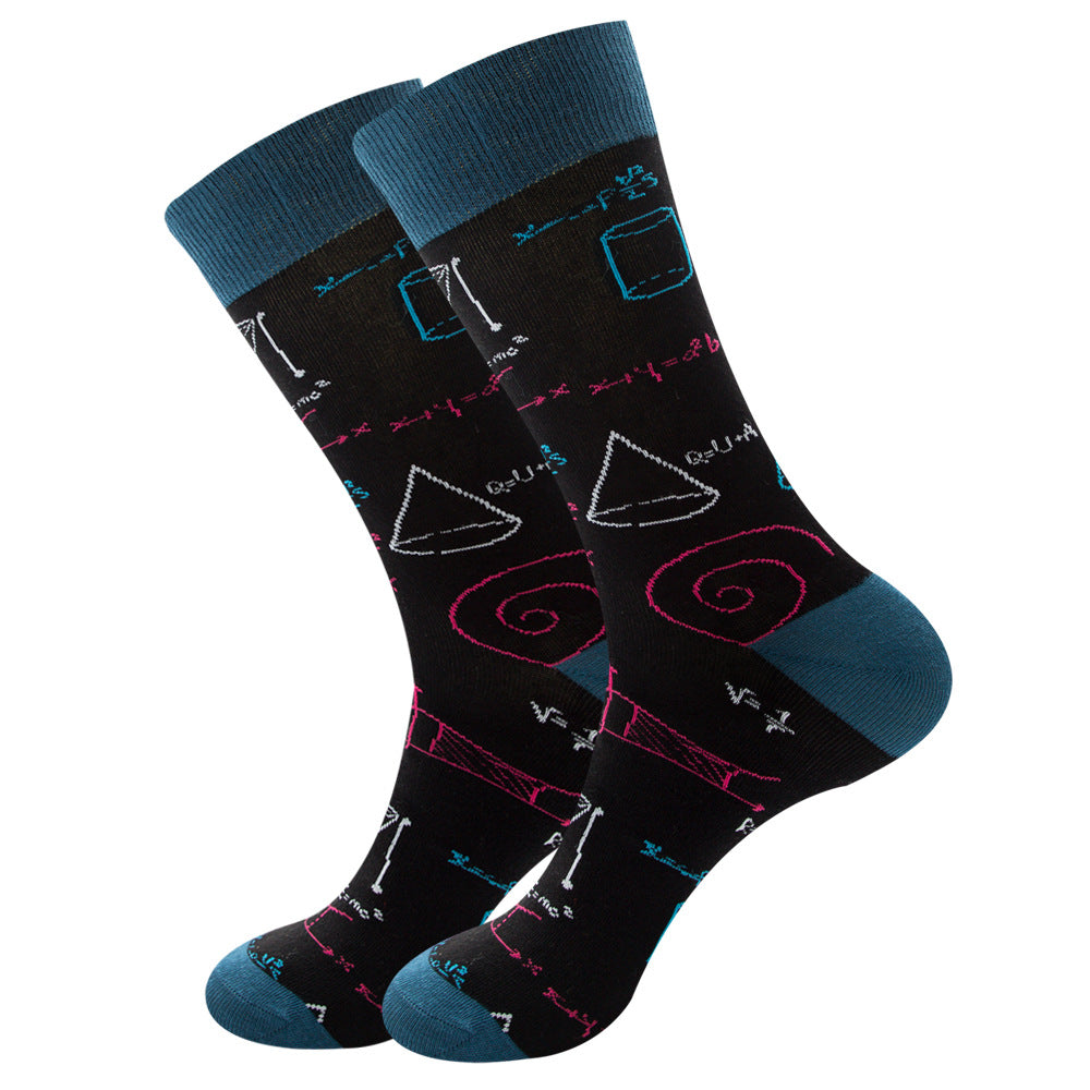 Fruits, Snacks & Space Socks 1 Pair Set