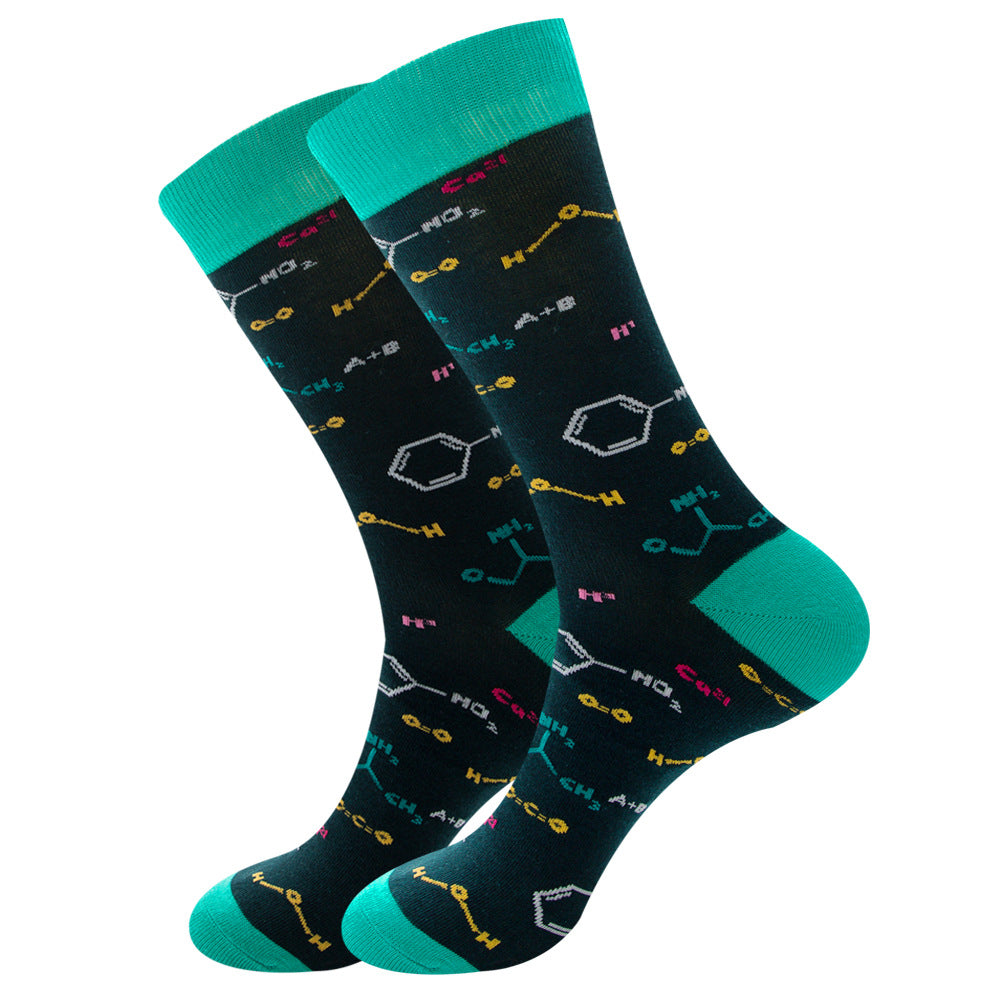Fruits, Snacks & Space Socks 1 Pair Set