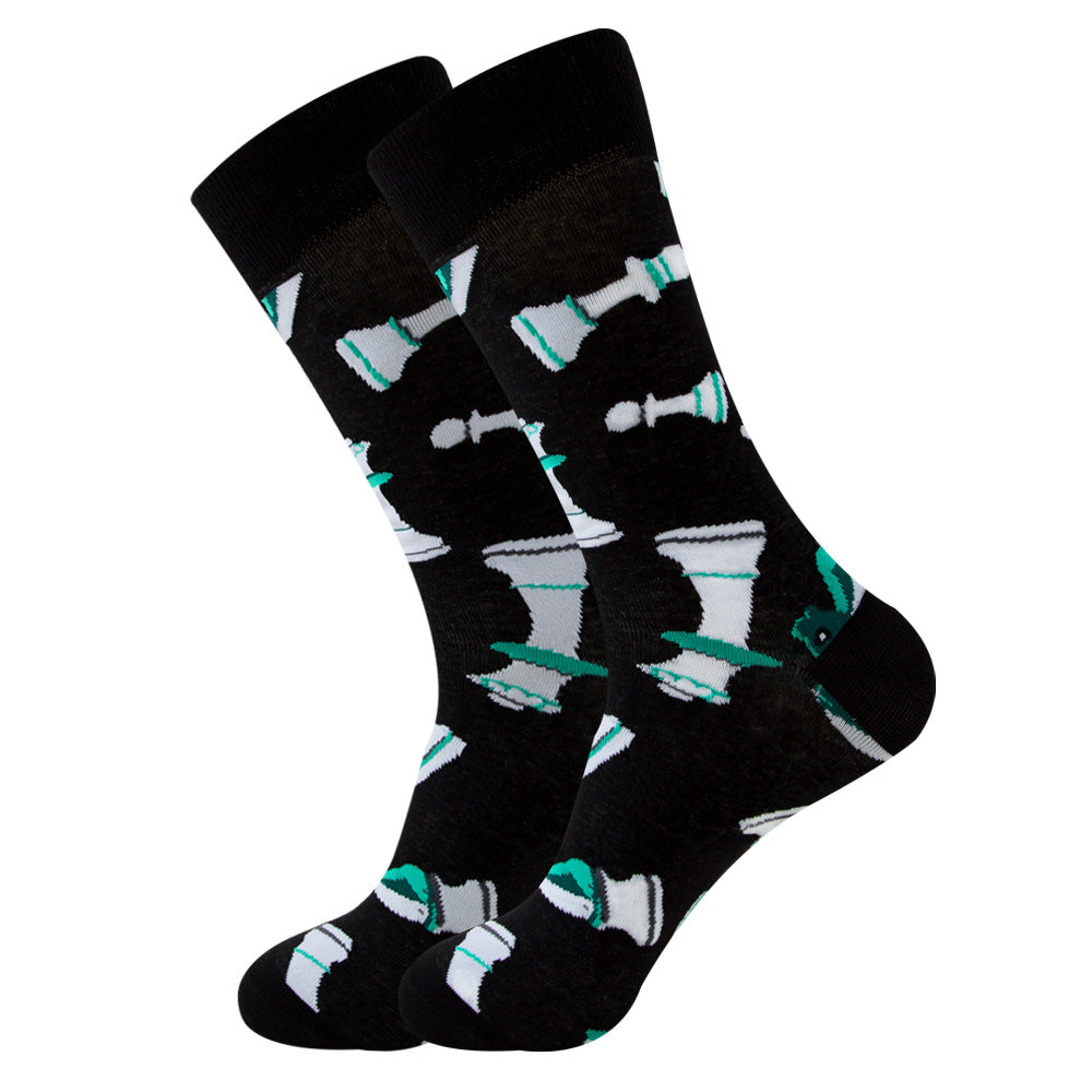Fruits, Snacks & Space Socks 1 Pair Set