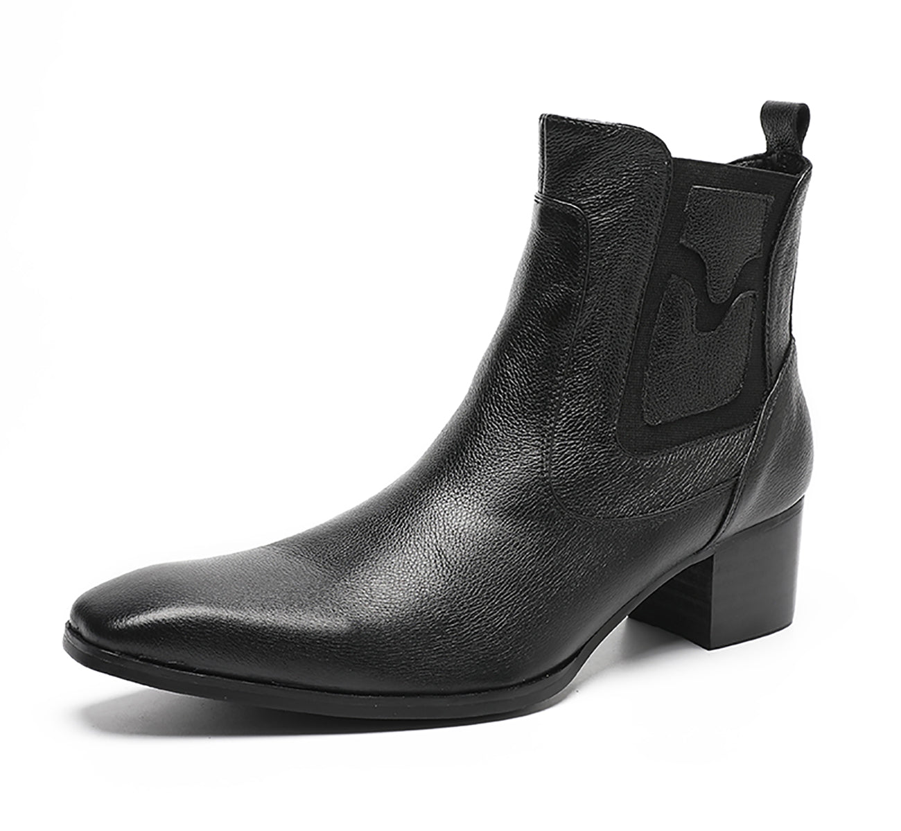 Men's Western Boots Cap Toe Zipper