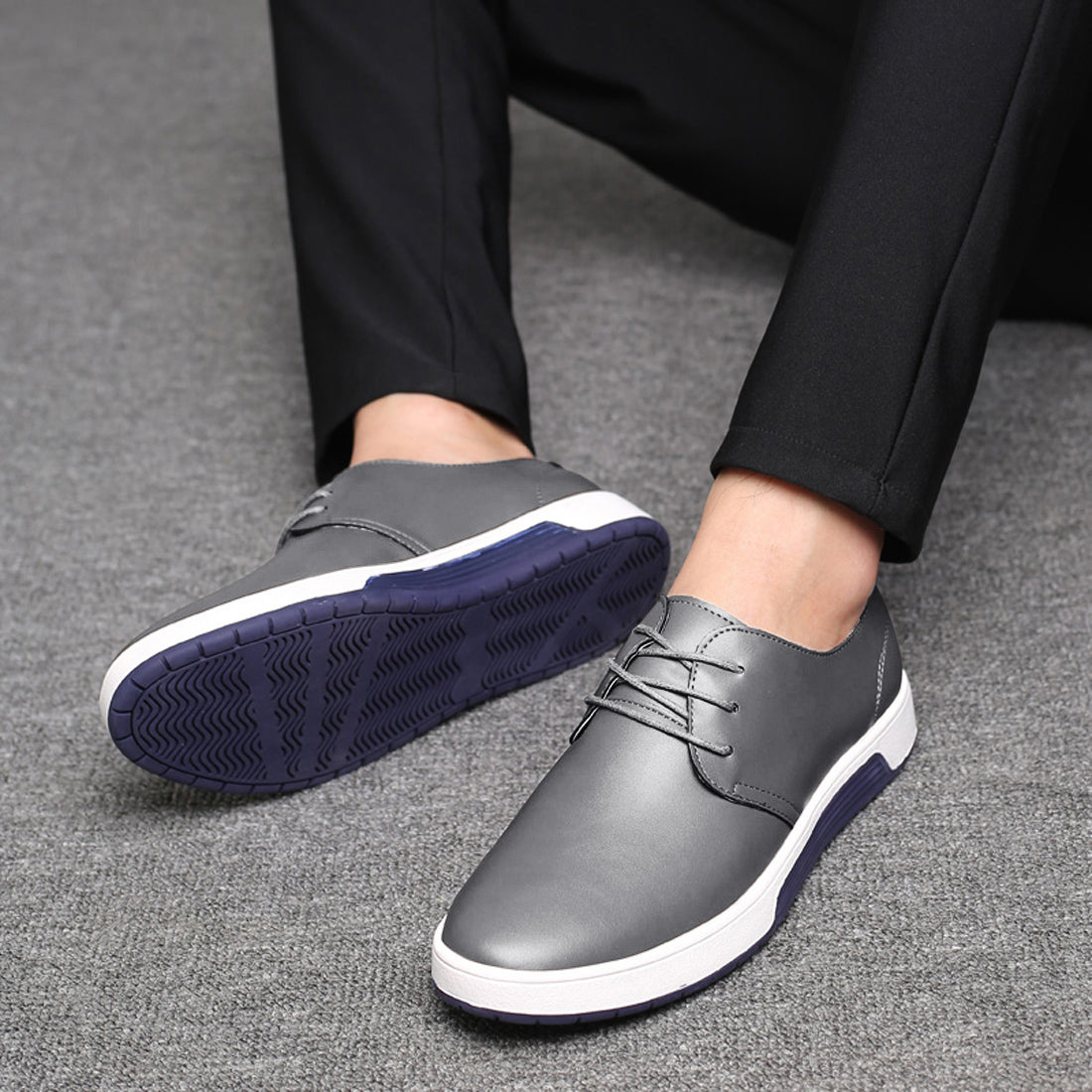 Men's Casual Derby Sneakers Shoes