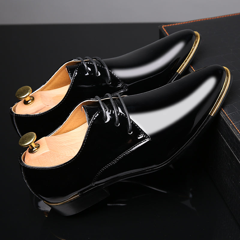 Men's Classic Shiny Plain Derby
