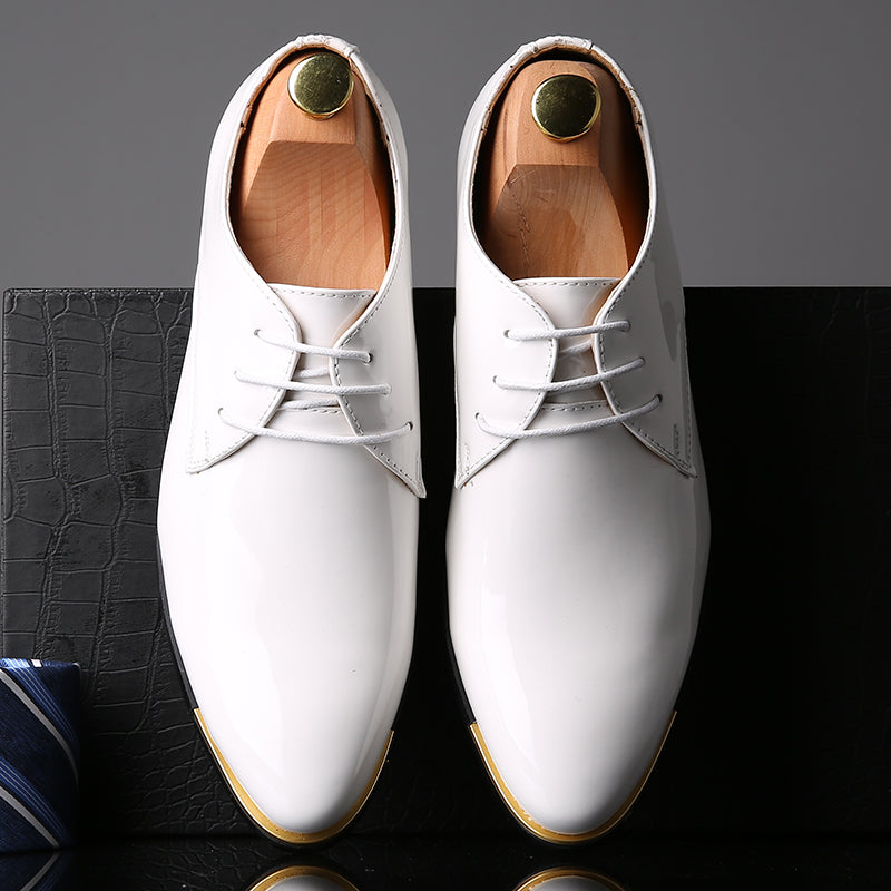 Men's Classic Shiny Plain Derby
