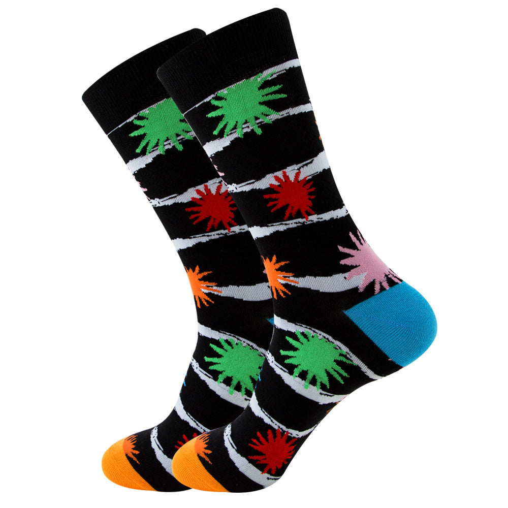 Fruits, Snacks & Space Socks 1 Pair Set