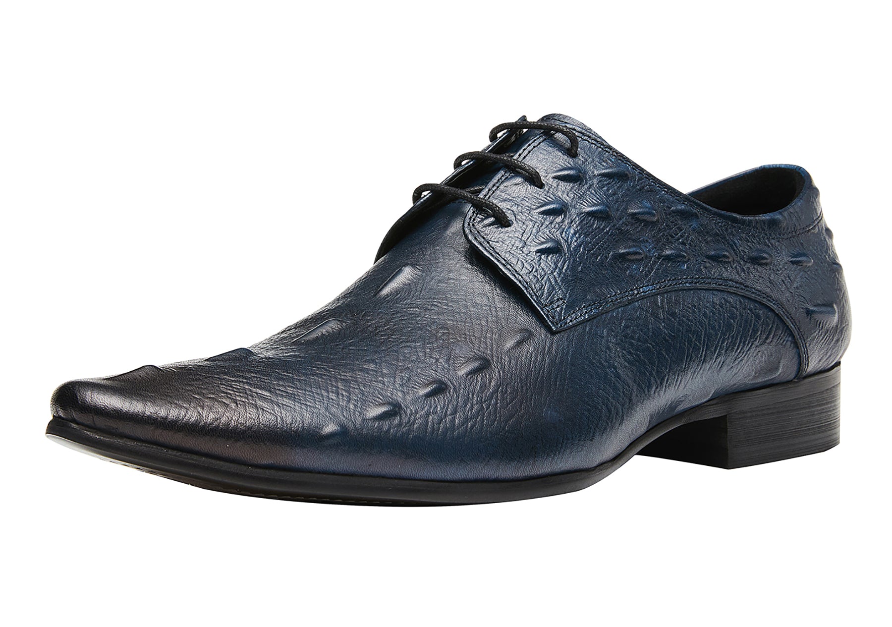 Zapatos Derby con punta de cocodrilo para hombre