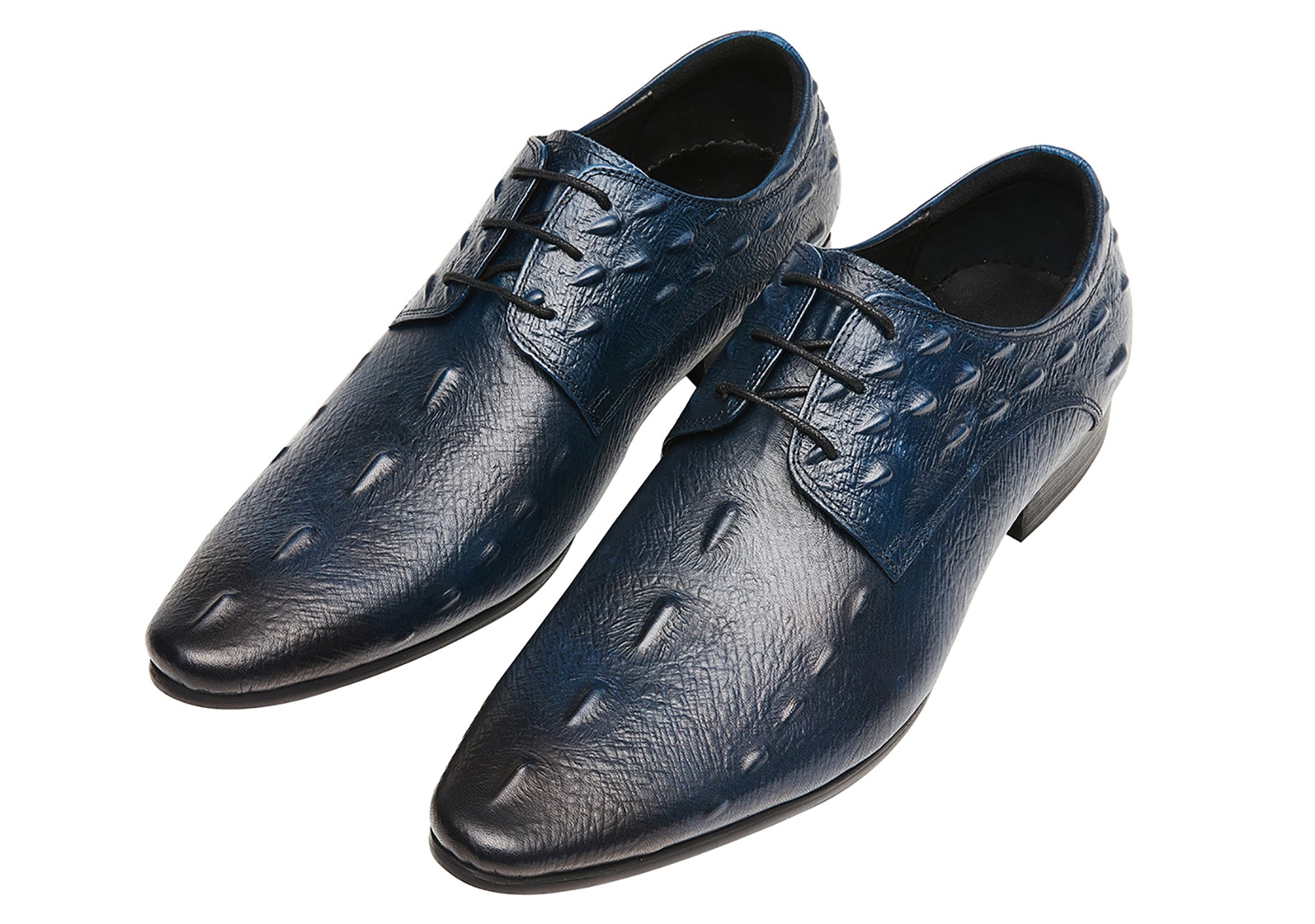 Zapatos Derby con punta de cocodrilo para hombre