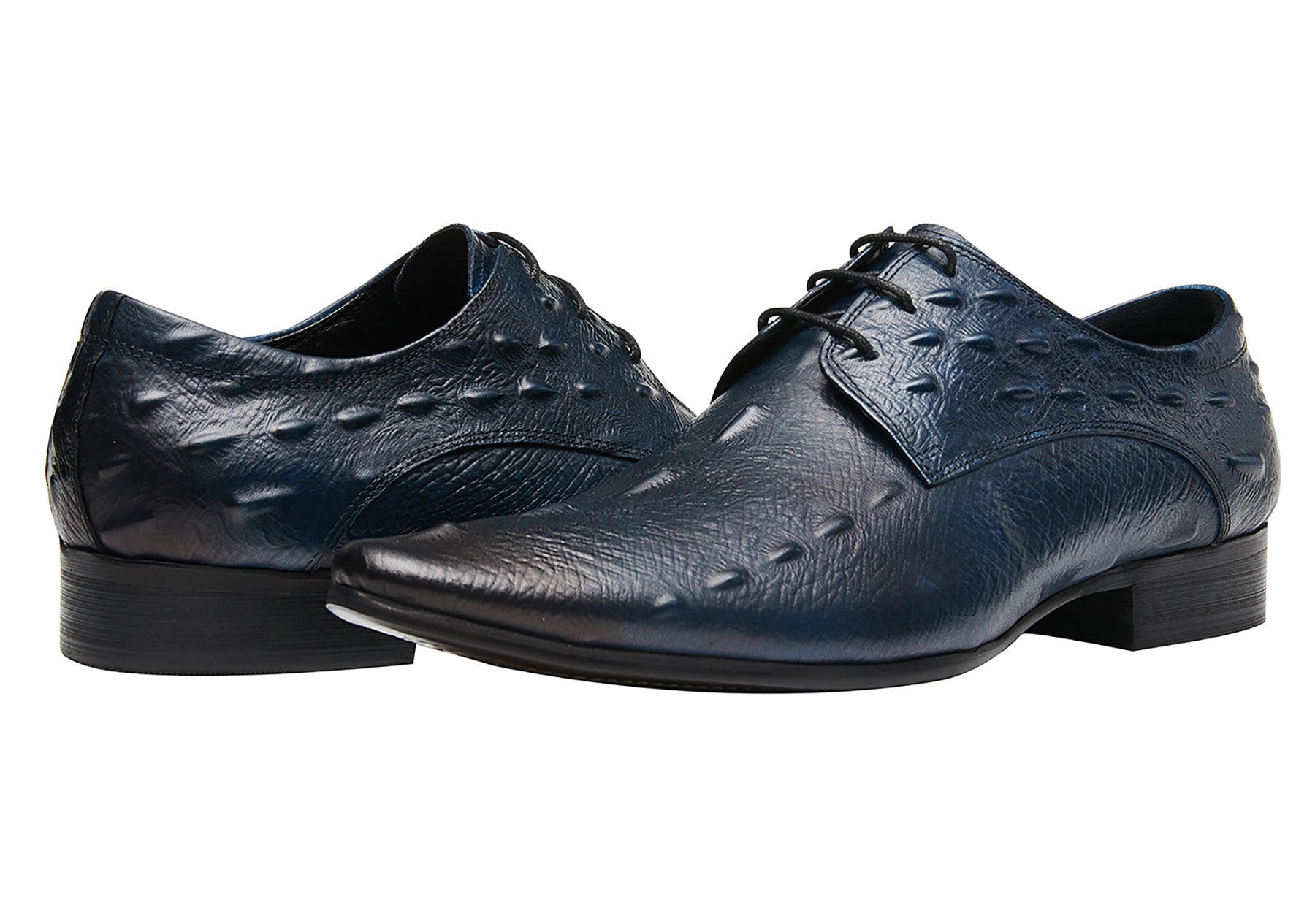 Zapatos Derby con punta de cocodrilo para hombre