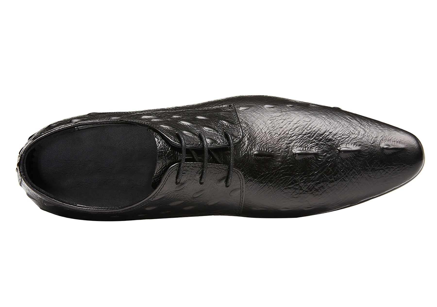 Zapatos Derby con punta de cocodrilo para hombre
