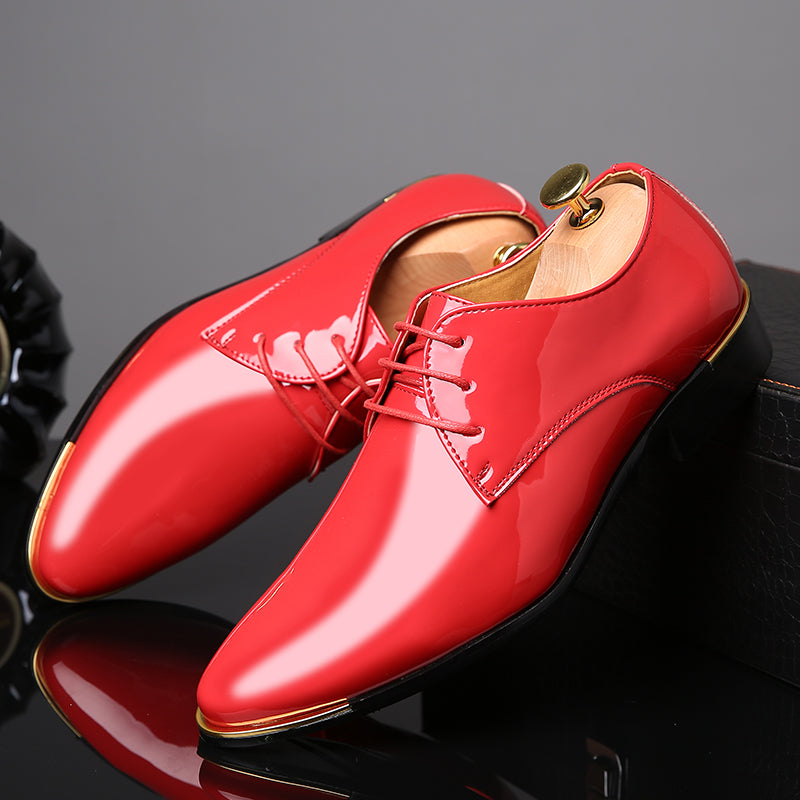Men's Classic Shiny Plain Derby