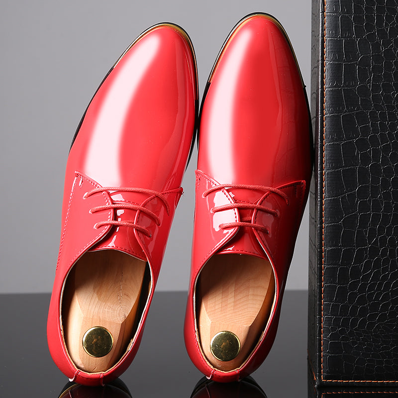 Men's Classic Shiny Plain Derby