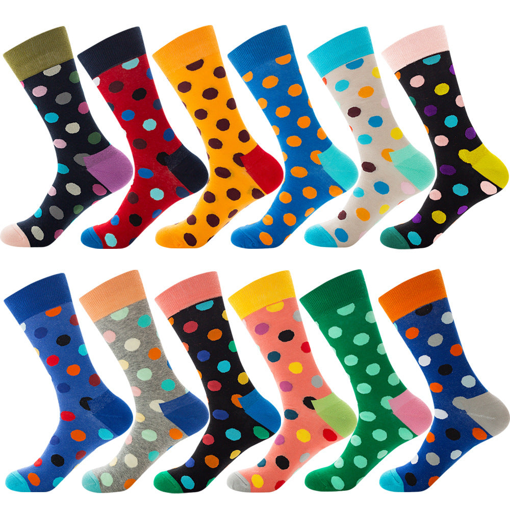 Polka Dots Socks 1 Pair Set