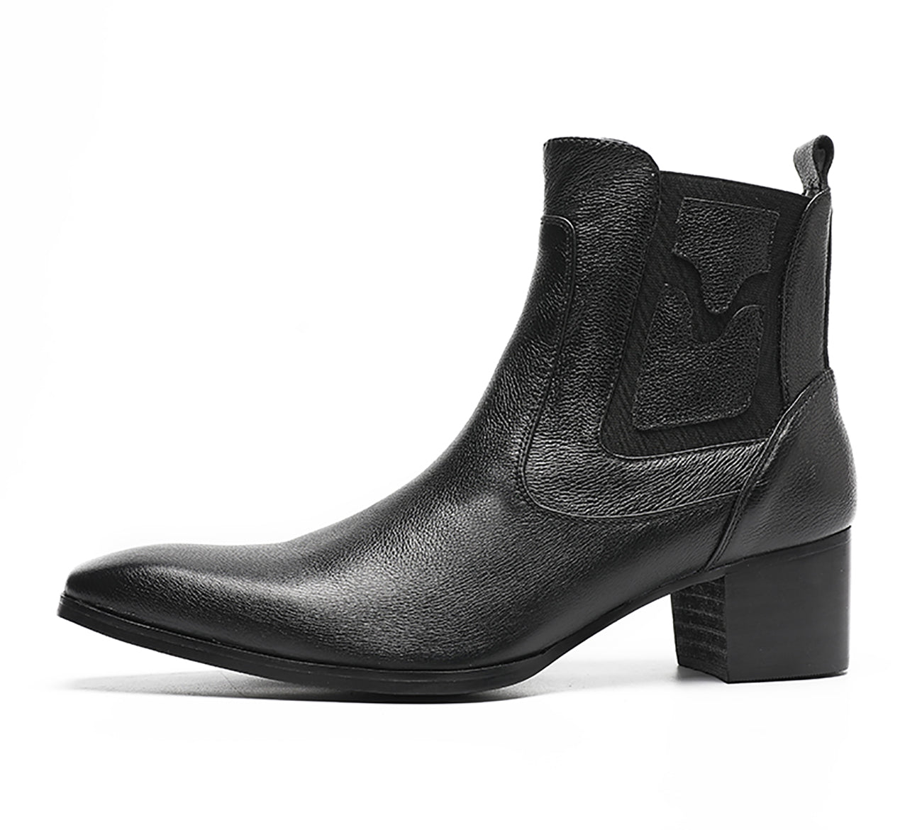 Men's Western Boots Cap Toe Zipper