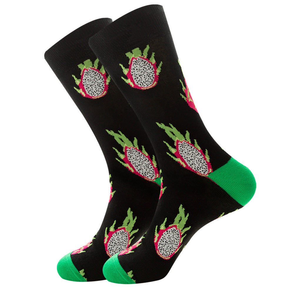 Fruits, Snacks & Space Socks 1 Pair Set