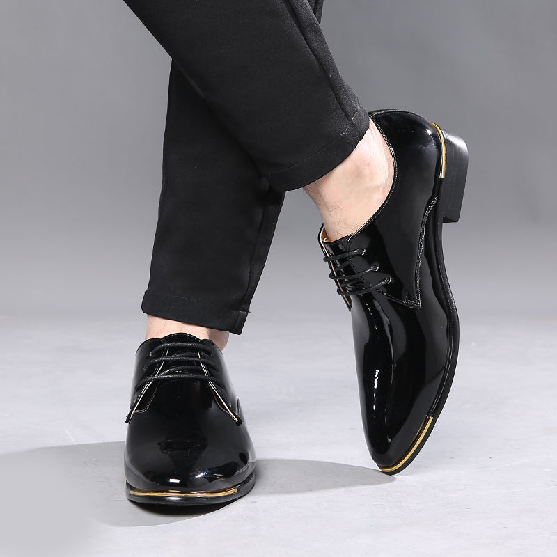 Men's Classic Shiny Plain Derby