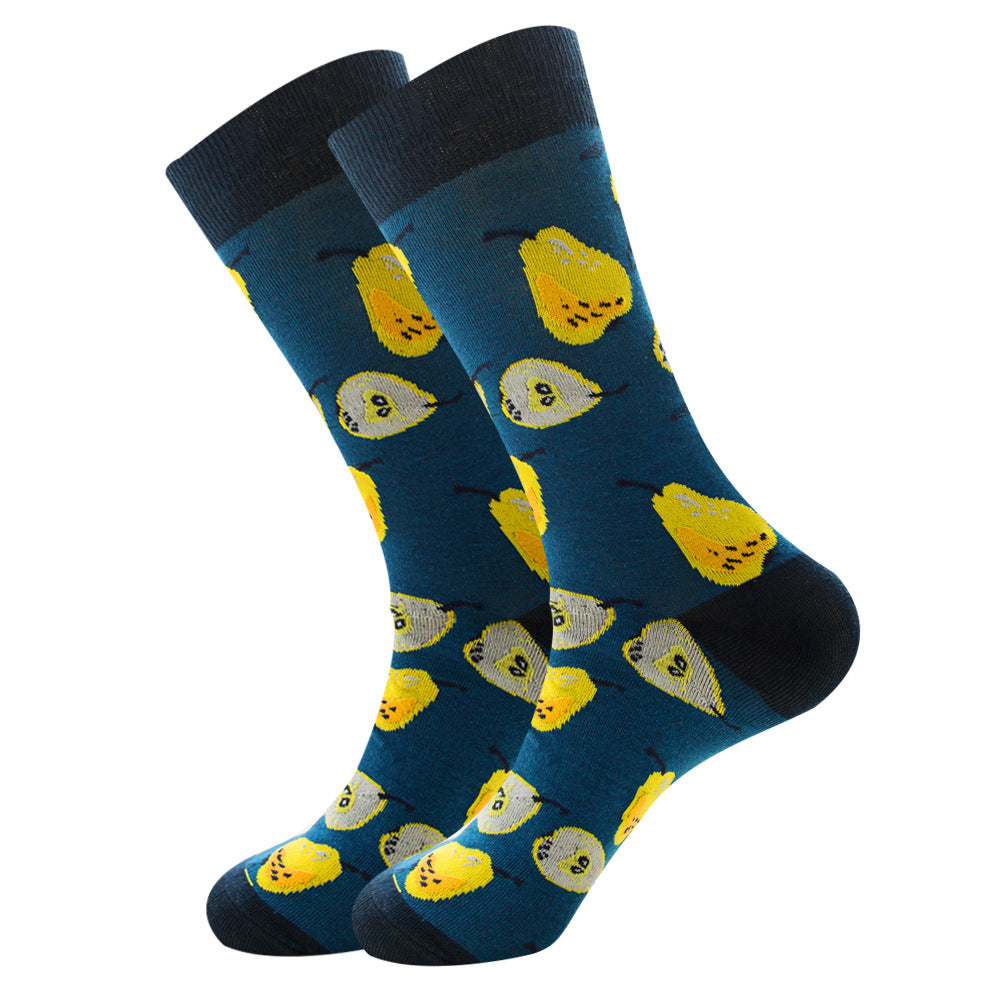 Fruits, Snacks & Space Socks 1 Pair Set