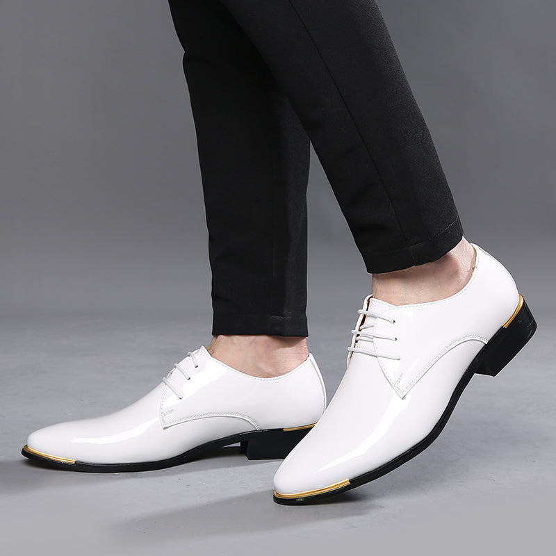 Men's Classic Shiny Plain Derby