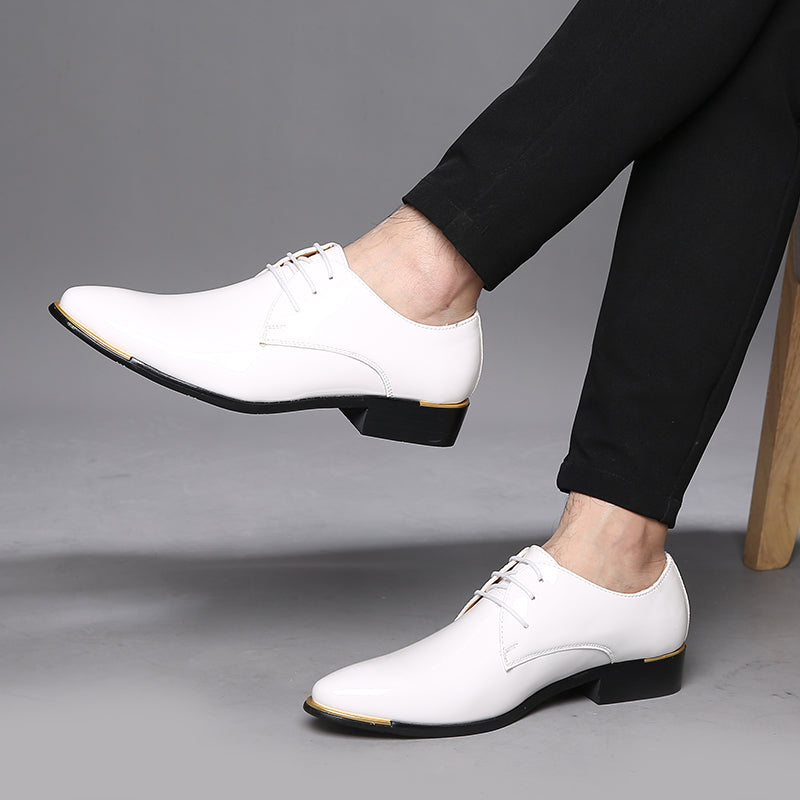 Men's Classic Shiny Plain Derby