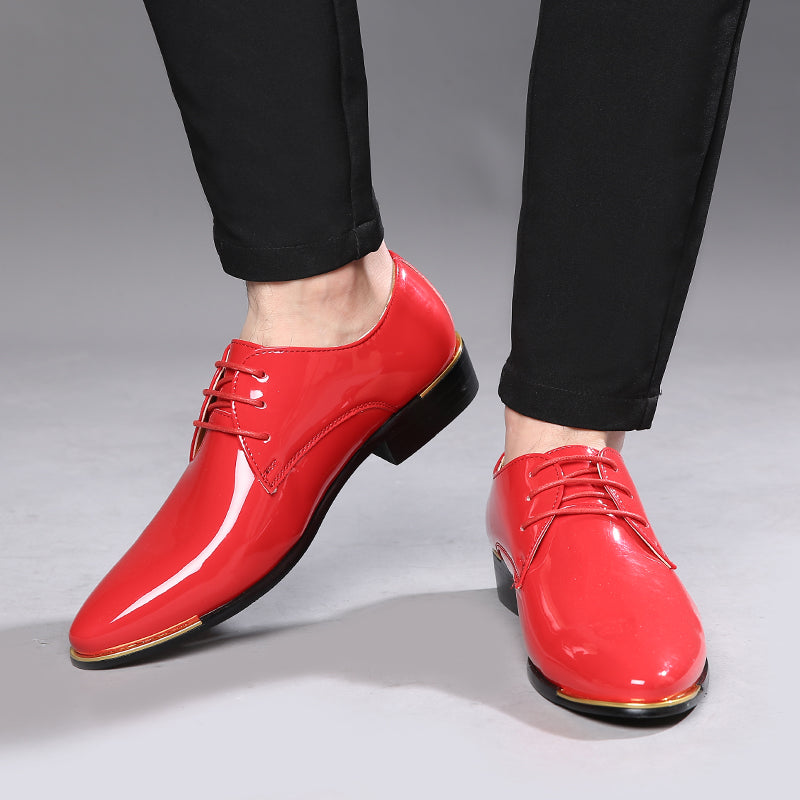 Men's Classic Shiny Plain Derby