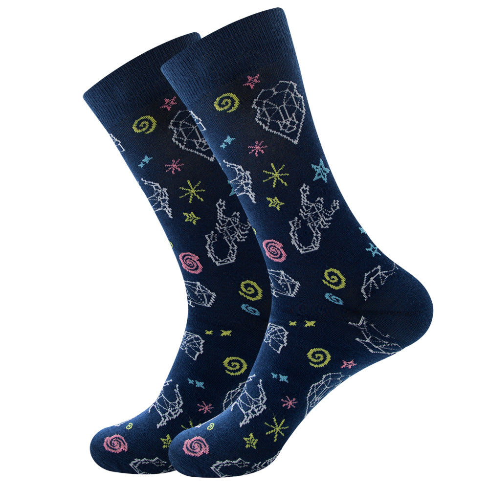 Astronaut Cotton Socks 1 Pair Set