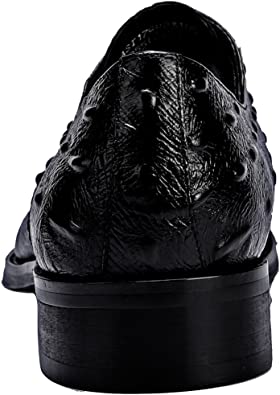 Men's Crocodile Metallic Hardware Derby Shoes