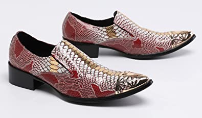 silver/red