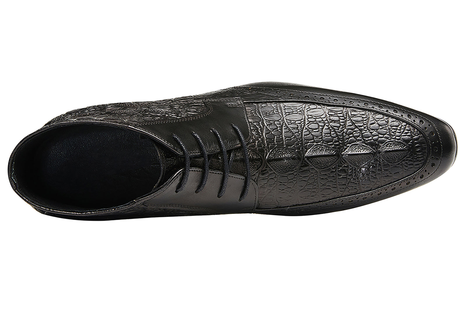 Men's Pointed-Toe Genuine Leather Chukka Boots