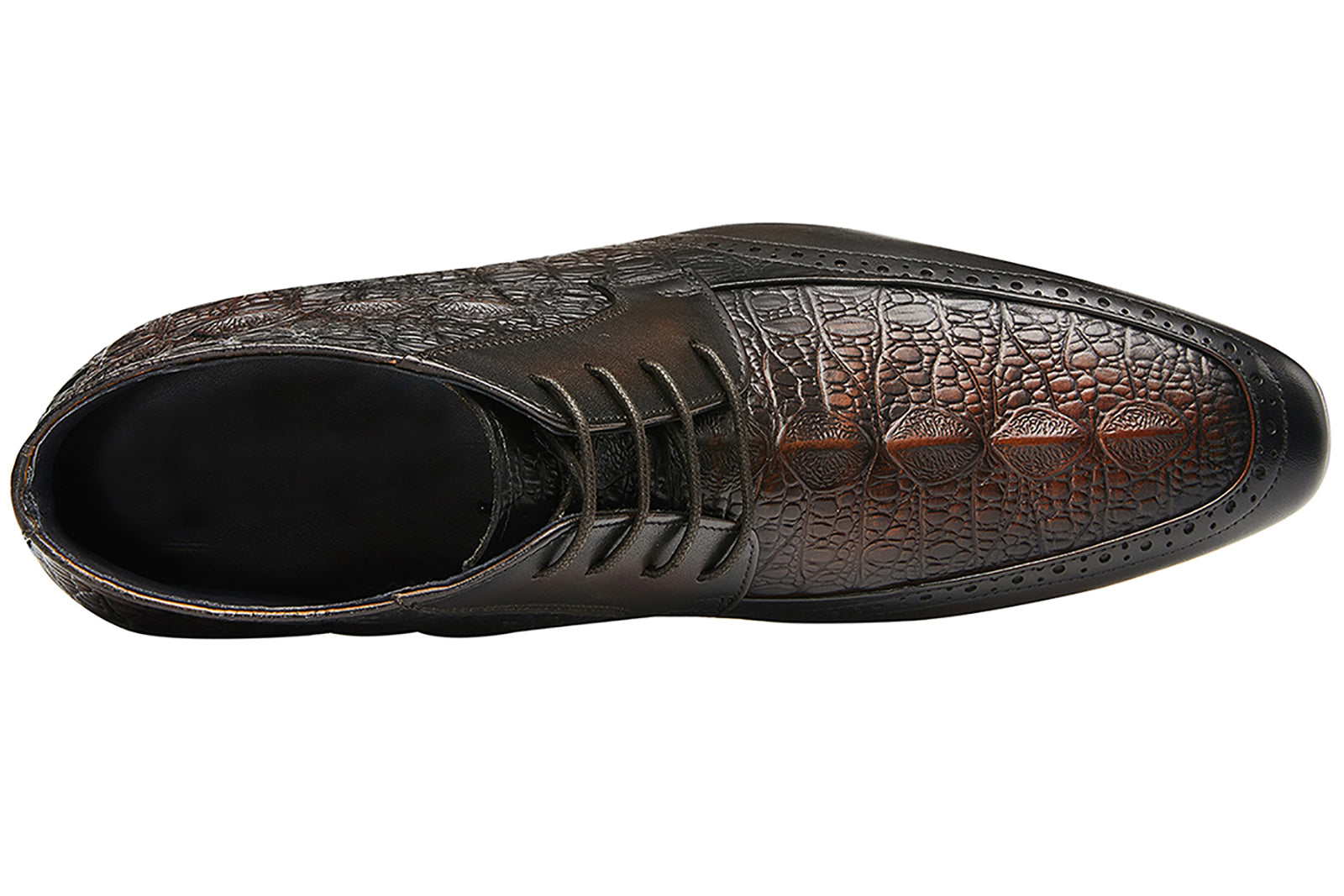 Men's Pointed-Toe Genuine Leather Chukka Boots