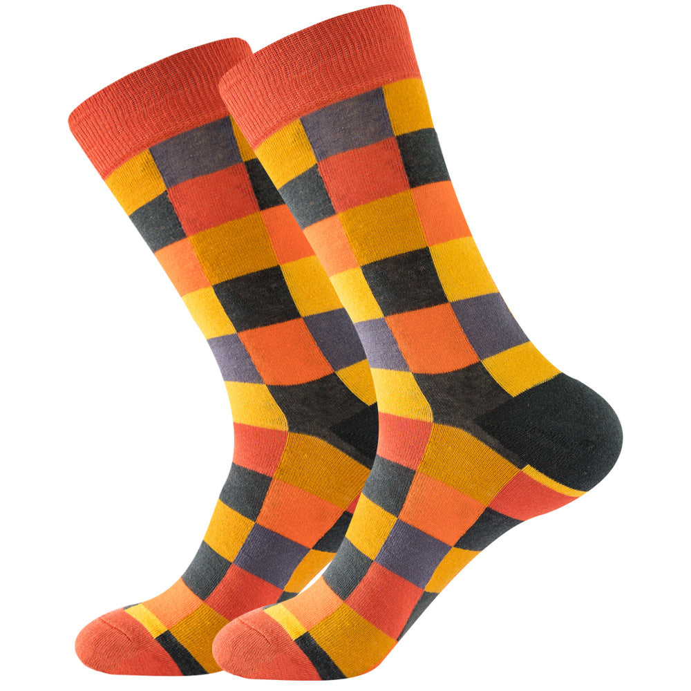 Vibrant Cotton Socks 1 Pairs Set