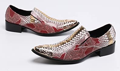 silver/red