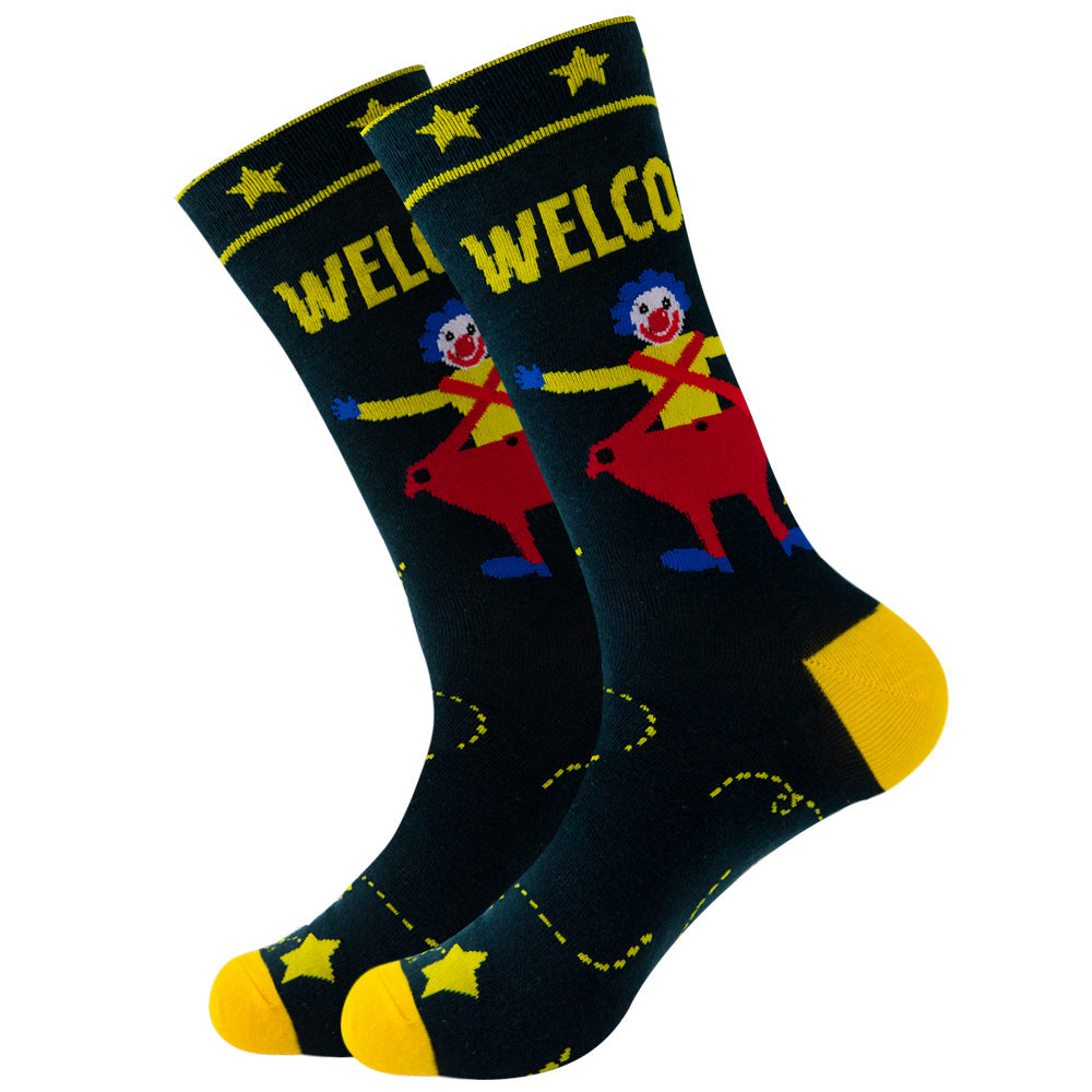 Animation Cotton Socks 1 Pair Set