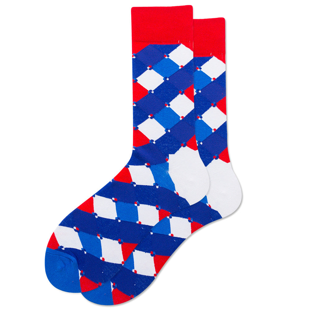 Classic Argyle Socks 1 Pair Set