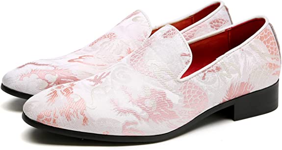 Blush pink mens dress shoes outlet