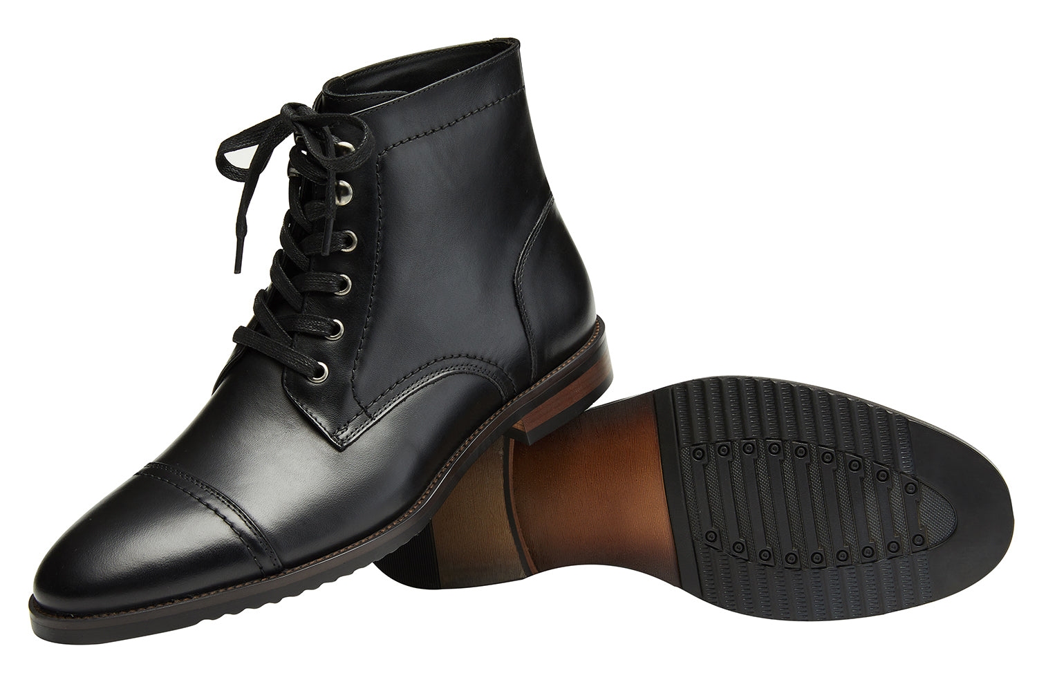 Men's Formal Leather Dress Boots – Santimon