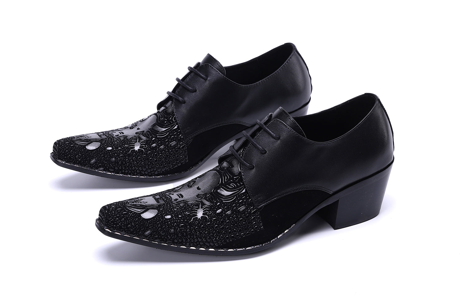 Men's Cuban Heel Ballroom Western Derby