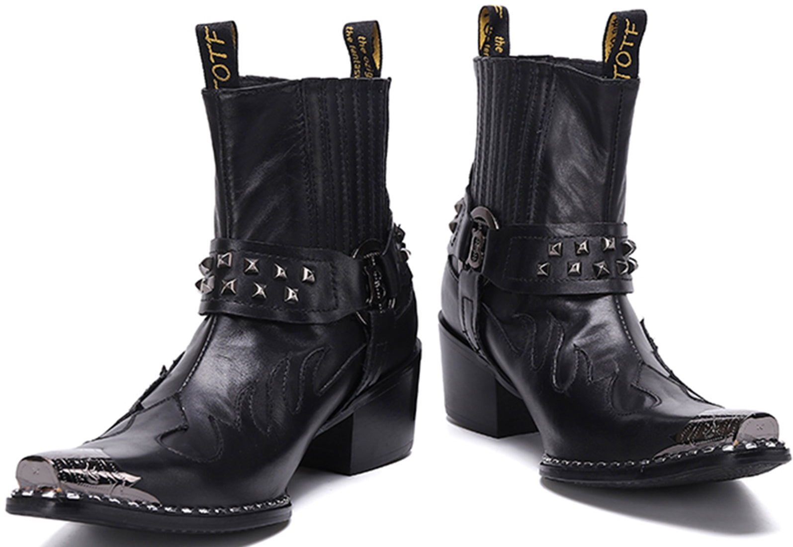 Men's Fashion High Top Western Boots