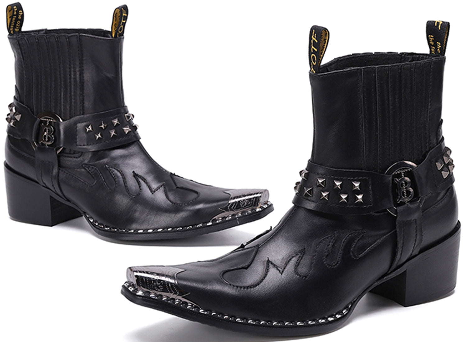 Men's Fashion High Top Western Boots