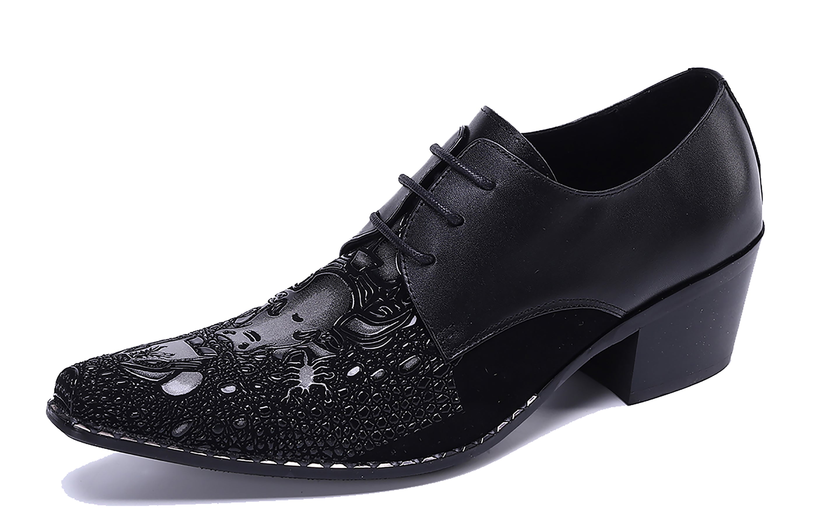 Men's Cuban Heel Ballroom Western Derby