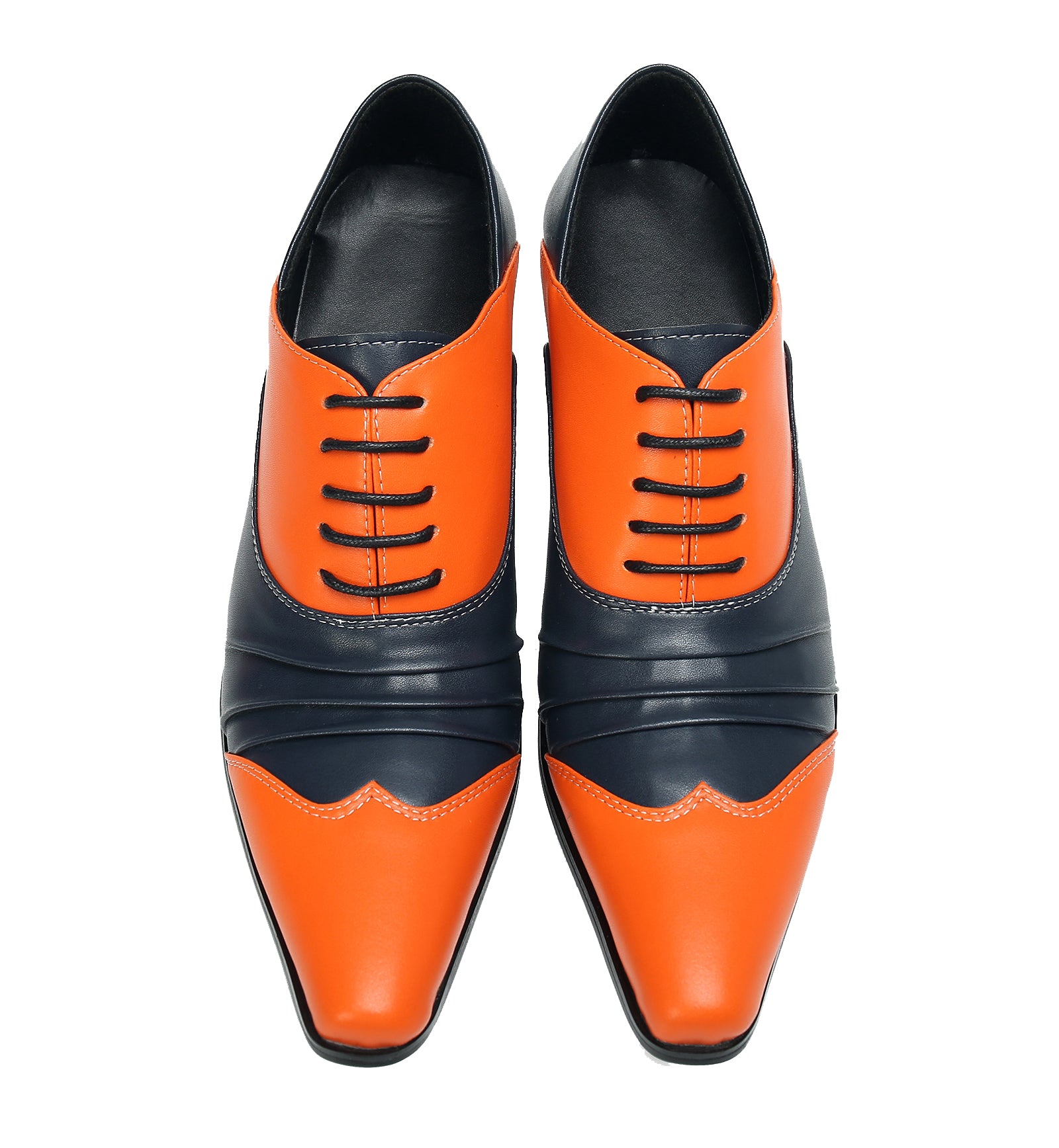 Men's Cuban Heel Leather Western Opera Pumps