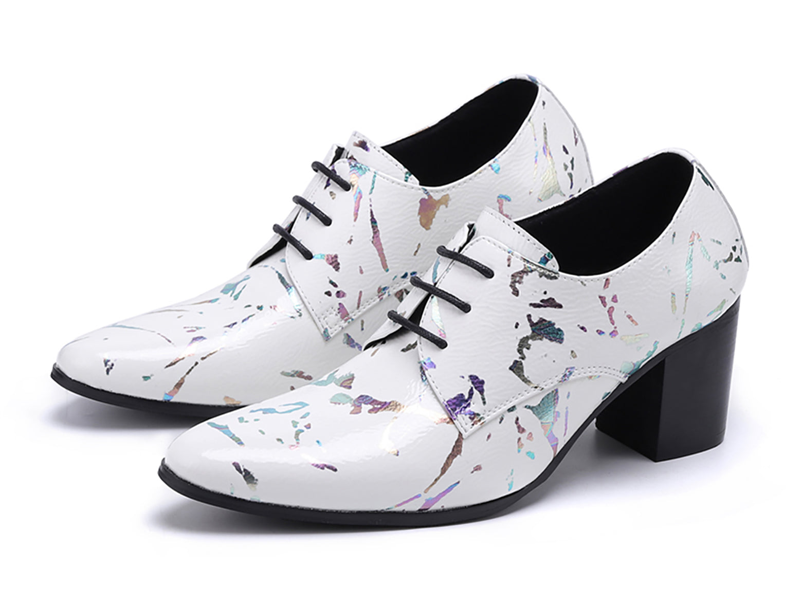 Botas occidentales de cuero con cordones y cordones para hombre