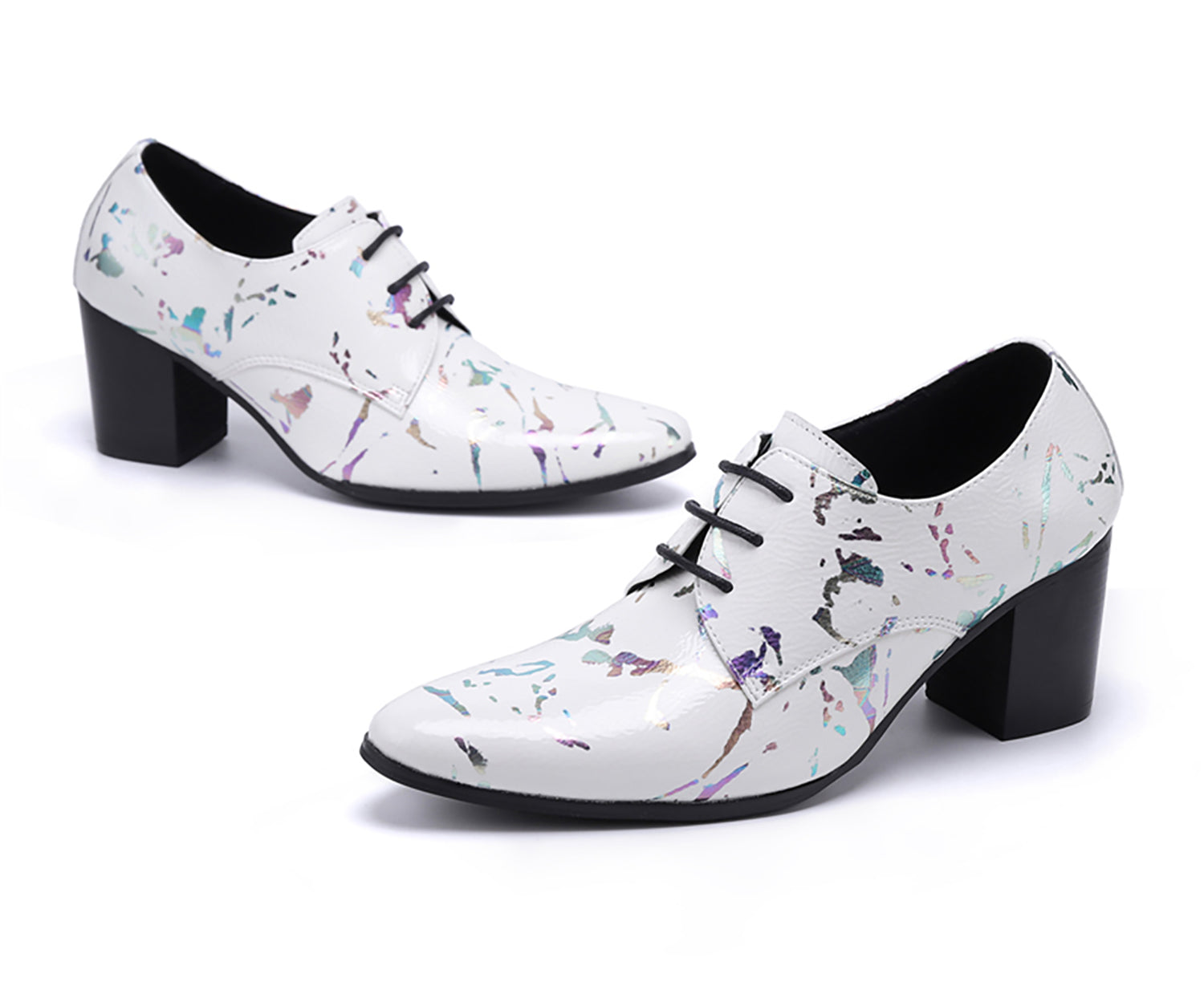 Botas occidentales de cuero con cordones y cordones para hombre