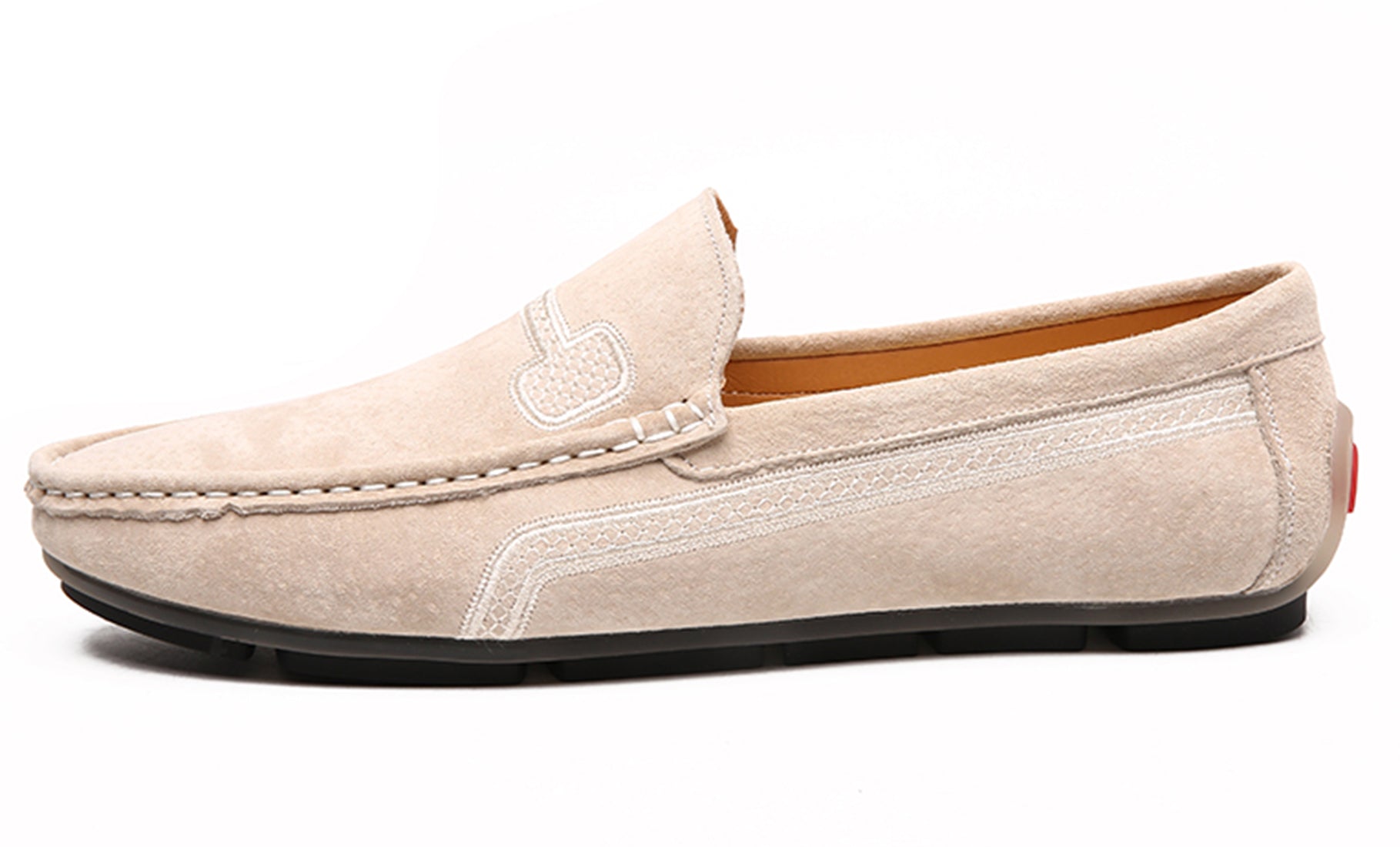 Mocasines de conducción con costuras para hombre