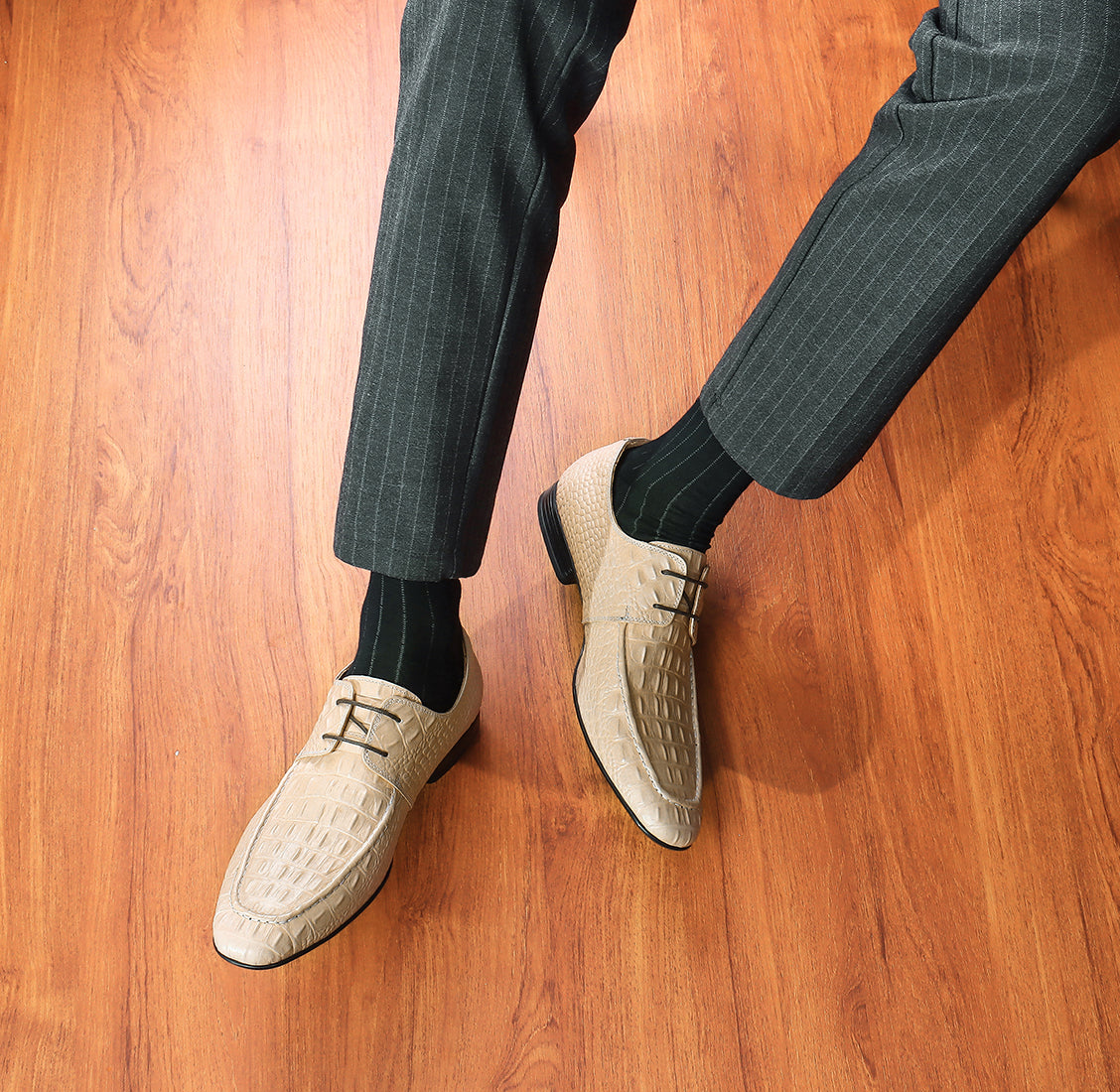 Men's Alligator Formal Dress Derby