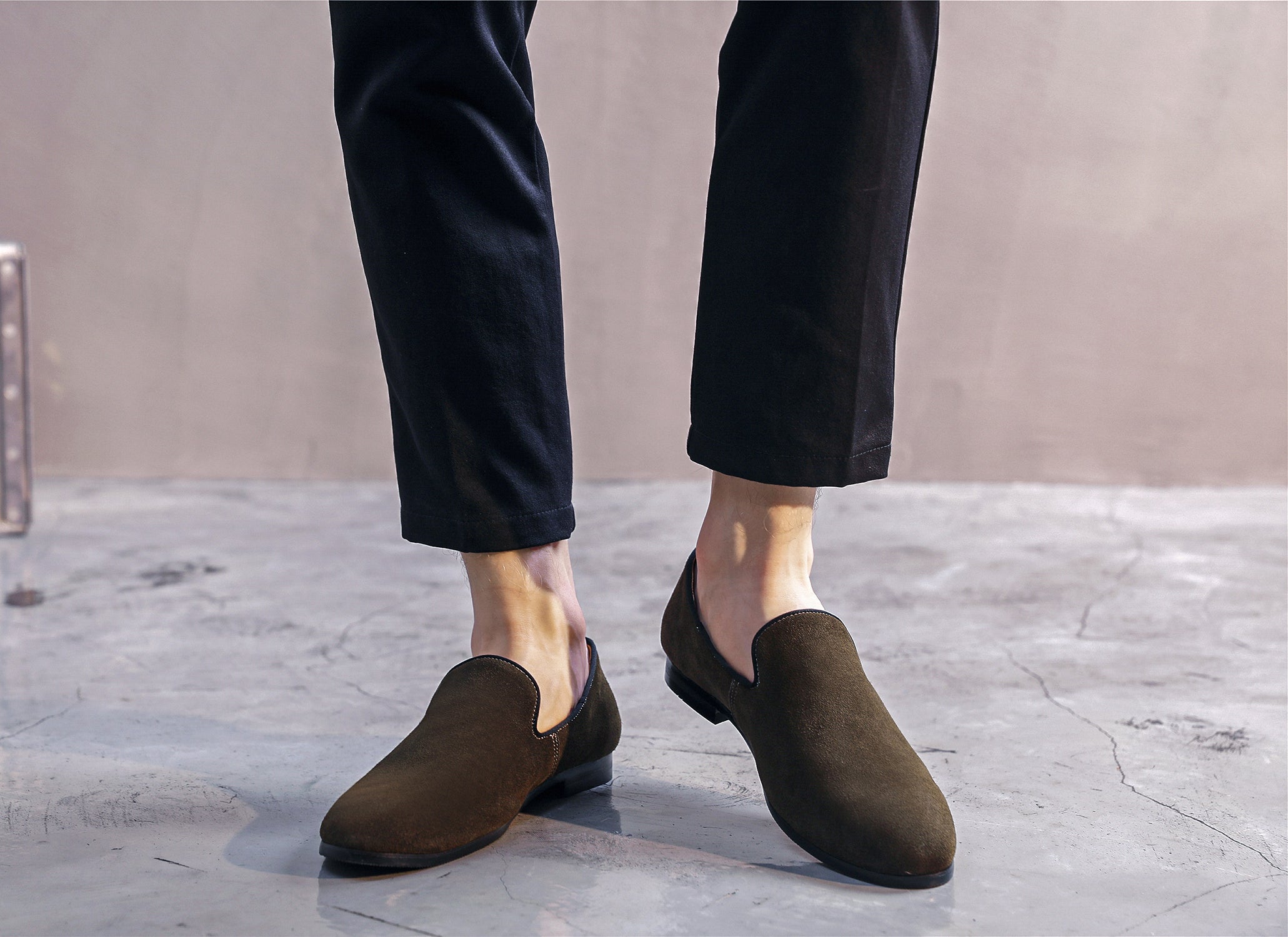 Men's Suede Casual Plain Loafers