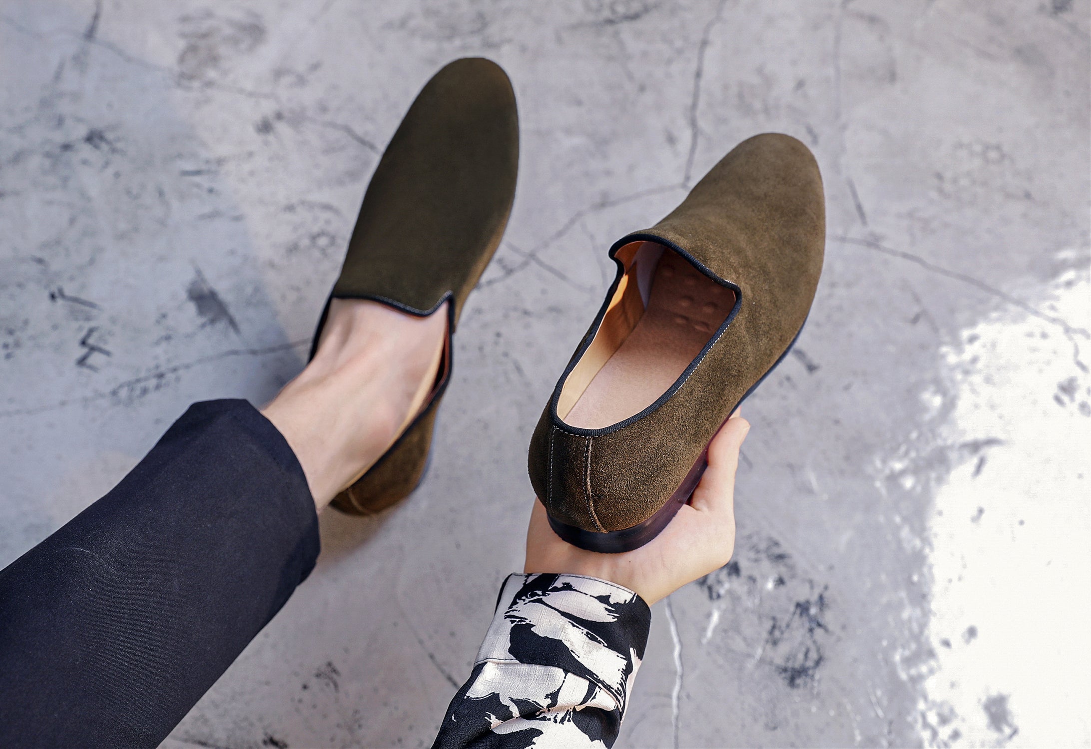 Men's Suede Casual Plain Loafers