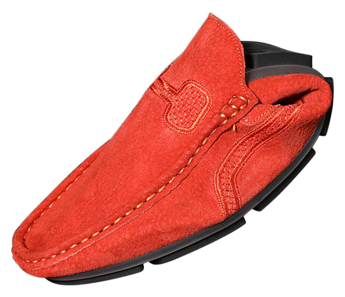 Mocasines de conducción con costuras para hombre
